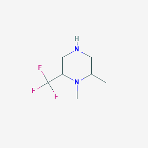 1,2-Dimethyl-6-(trifluoromethyl)piperazine