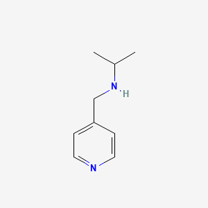 molecular formula C9H14N2 B2996796 N-(pyridin-4-ylmethyl)propan-2-amine CAS No. 70065-82-6