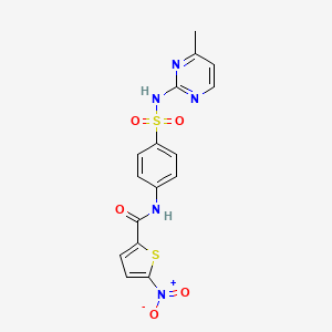 N-[4-[(4-methylpyrimidin-2-yl)sulfamoyl]phenyl]-5-nitrothiophene-2-carboxamide