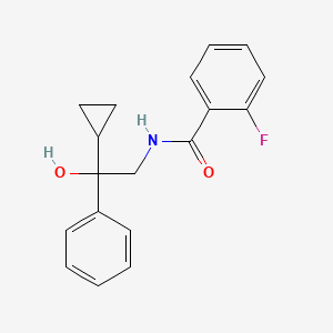 N-(2-cyclopropyl-2-hydroxy-2-phenylethyl)-2-fluorobenzamide