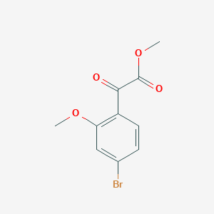 molecular formula C10H9BrO4 B2996840 Methyl 2-(4-bromo-2-methoxyphenyl)-2-oxoacetate CAS No. 2120585-11-5