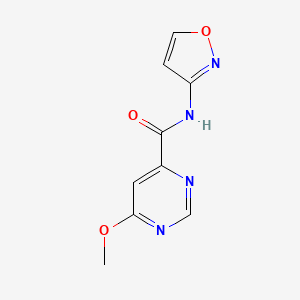 N-(isoxazol-3-yl)-6-methoxypyrimidine-4-carboxamide