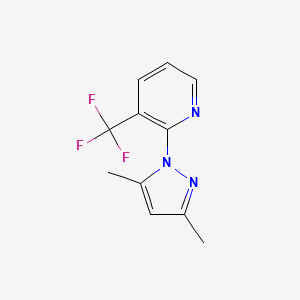 2-(3,5-dimethyl-1H-pyrazol-1-yl)-3-(trifluoromethyl)pyridine
