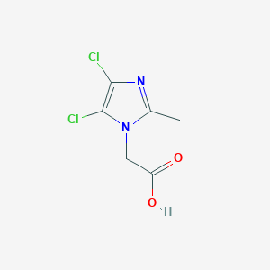 molecular formula C6H6Cl2N2O2 B2996897 (4,5-dichloro-2-methyl-1H-imidazol-1-yl)acetic acid CAS No. 1219557-39-7