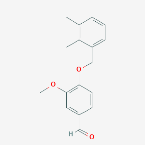 4-[(2,3-Dimethylbenzyl)oxy]-3-methoxybenzaldehyde