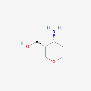 molecular formula C6H13NO2 B2996909 ((3S,4R)-4-Aminotetrahydro-2H-pyran-3-yl)methanol CAS No. 1903831-85-5