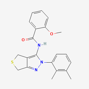 N-(2-(2,3-dimethylphenyl)-4,6-dihydro-2H-thieno[3,4-c]pyrazol-3-yl)-2-methoxybenzamide