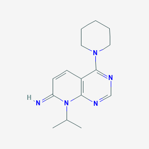 8-isopropyl-4-(piperidin-1-yl)pyrido[2,3-d]pyrimidin-7(8H)-imine