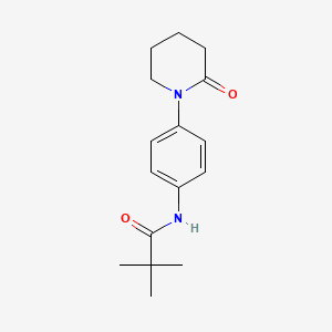 N-(4-(2-oxopiperidin-1-yl)phenyl)pivalamide