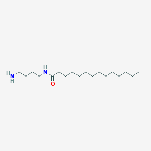 molecular formula C18H38N2O B2996976 N-(4-氨基丁基)十四烷酰胺 CAS No. 126617-67-2