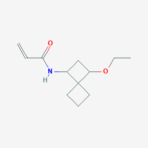 N-(3-Ethoxyspiro[3.3]heptan-1-yl)prop-2-enamide