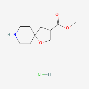 Methyl 1-oxa-8-azaspiro[4.5]decane-3-carboxylate;hydrochloride