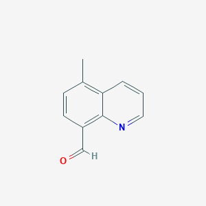 molecular formula C11H9NO B2997040 5-甲基喹啉-8-甲醛 CAS No. 1442691-19-1