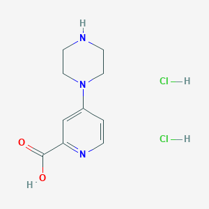 4-(Piperazin-1-yl)pyridine-2-carboxylic acid dihydrochloride