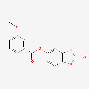 2-Oxobenzo[d][1,3]oxathiol-5-yl 3-methoxybenzoate