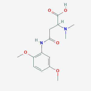 4-(2,5-Dimethoxyanilino)-2-(dimethylamino)-4-oxobutanoic acid