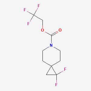 2,2,2-Trifluoroethyl 1,1-difluoro-6-azaspiro[2.5]octane-6-carboxylate