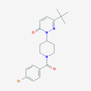 2-[1-(4-Bromobenzoyl)piperidin-4-yl]-6-tert-butylpyridazin-3-one