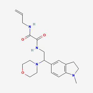 N1-allyl-N2-(2-(1-methylindolin-5-yl)-2-morpholinoethyl)oxalamide