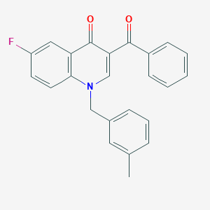3-benzoyl-6-fluoro-1-(3-methylbenzyl)quinolin-4(1H)-one