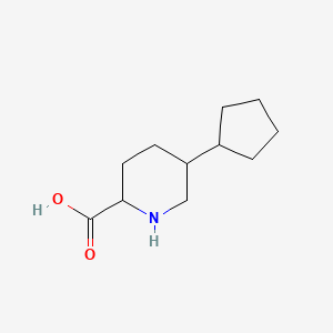 5-Cyclopentylpiperidine-2-carboxylic acid