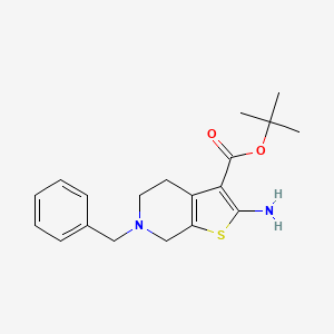 tert-butyl 2-amino-6-benzyl-5,7-dihydro-4H-thieno[2,3-c]pyridine-3-carboxylate