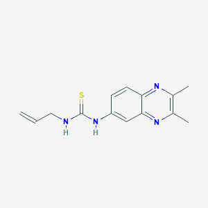N-allyl-N'-(2,3-dimethyl-6-quinoxalinyl)thiourea
