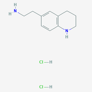 molecular formula C11H18Cl2N2 B2997201 2-(1,2,3,4-Tetrahydroquinolin-6-yl)ethan-1-amine dihydrochloride CAS No. 1774896-48-8