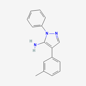 4-(3-methylphenyl)-1-phenyl-1H-pyrazol-5-ylamine