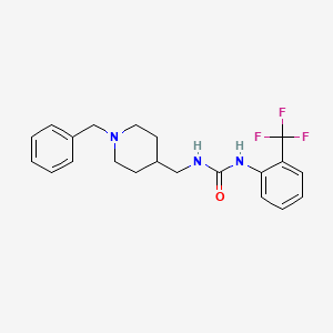 1-((1-Benzylpiperidin-4-yl)methyl)-3-(2-(trifluoromethyl)phenyl)urea