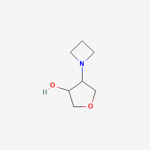 4-(Azetidin-1-yl)oxolan-3-ol