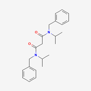 molecular formula C23H30N2O2 B2997256 N,N'-dibenzyl-N'',N'''-bis(propan-2-yl)propanediamide CAS No. 197961-02-7