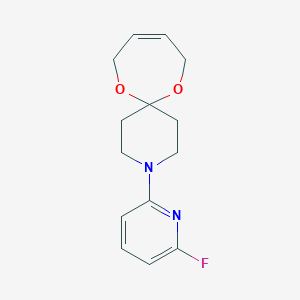 3-(6-Fluoropyridin-2-yl)-7,12-dioxa-3-azaspiro[5.6]dodec-9-ene