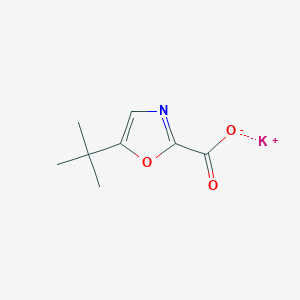 Potassium;5-tert-butyl-1,3-oxazole-2-carboxylate