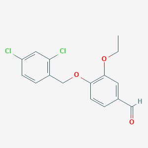4-[(2,4-Dichlorobenzyl)oxy]-3-ethoxybenzaldehyde