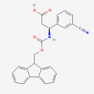 Fmoc-(S)-3-Amino-3-(3-cyano-phenyl)-propionic acid