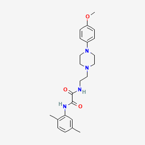 N1-(2,5-dimethylphenyl)-N2-(2-(4-(4-methoxyphenyl)piperazin-1-yl)ethyl)oxalamide