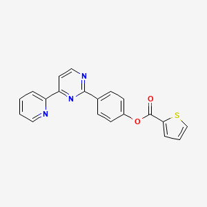 4-[4-(2-Pyridinyl)-2-pyrimidinyl]phenyl 2-thiophenecarboxylate
