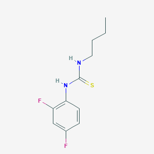 molecular formula C11H14F2N2S B2997325 1-Butyl-3-(2,4-difluorophenyl)thiourea CAS No. 883039-70-1