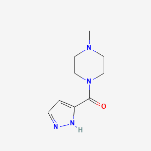 (4-methylpiperazin-1-yl)-(1H-pyrazol-5-yl)methanone