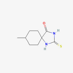 8-Methyl-2-thioxo-1,3-diazaspiro[4.5]decan-4-one