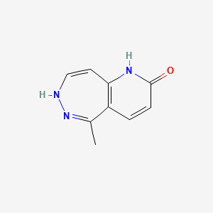 molecular formula C9H9N3O B2997379 5-methyl-1,7-dihydro-2H-pyrido[3,2-d][1,2]diazepin-2-one CAS No. 1092344-97-2