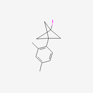 molecular formula C13H15I B2997397 1-(2,4-Dimethylphenyl)-3-iodobicyclo[1.1.1]pentane CAS No. 2287283-47-8
