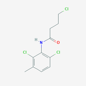 molecular formula C11H12Cl3NO B2997498 4-chloro-N-(2,6-dichloro-3-methylphenyl)butanamide CAS No. 568551-64-4