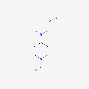 molecular formula C11H24N2O B2997510 N-(2-methoxyethyl)-1-propylpiperidin-4-amine CAS No. 416870-59-2