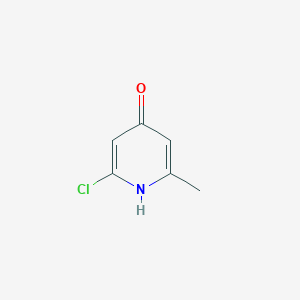 molecular formula C6H6ClNO B2997520 2-氯-6-甲基吡啶-4-醇 CAS No. 42779-75-9