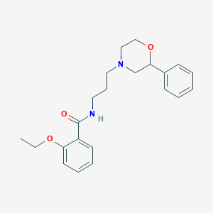 B2997536 2-ethoxy-N-(3-(2-phenylmorpholino)propyl)benzamide CAS No. 953914-79-9