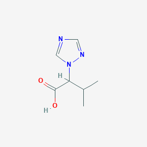 3-methyl-2-(1H-1,2,4-triazol-1-yl)butanoic acid