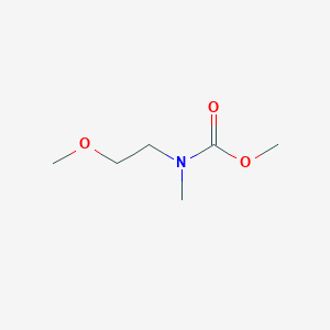 molecular formula C6H13NO3 B2997574 甲基 N-(2-甲氧基乙基)-N-甲基碳酸酯 CAS No. 1173995-08-8