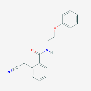 2-(cyanomethyl)-N-(2-phenoxyethyl)benzamide